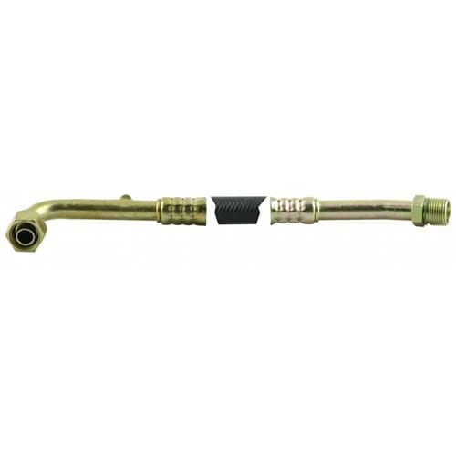 John Deere Tractor A/C Evaporator Outlet to Upper Cab Post (Suction) Hose Line-Air Conditioner