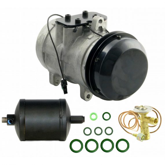 John Deere Tractor Compressor, Drier and Valve Kit - Air Conditioner