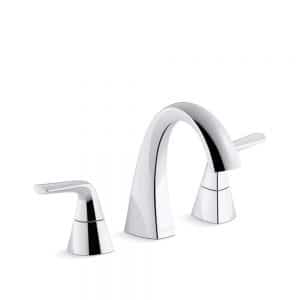 Kohler Elmbrook R21996-4D-CP 8 in. Widespread 2-Handle Bathroom Faucet in Polished Chrome