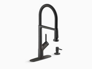 Kohler Setra R29343-SD-BL Single-Handle Semi-Professional Kitchen Sink Faucet