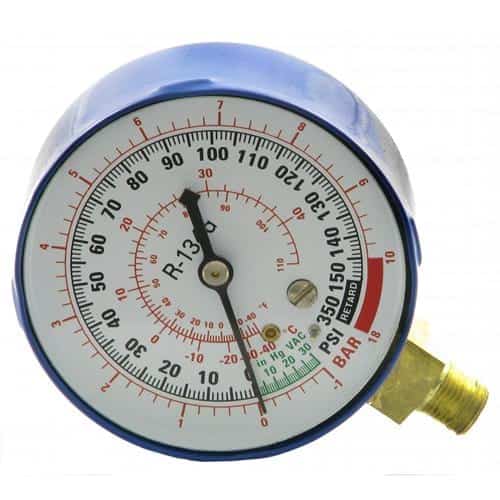 Low Side Replacement Gauge, R134A, Blue-Air Conditioner