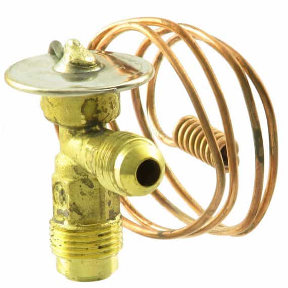 New Holland Windrower Expansion Valve, Right Angle, Internally Equalized - Air Conditioner