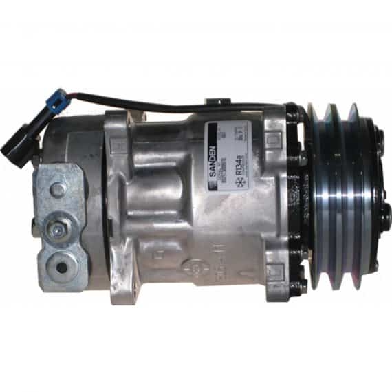 Genuine Sanden SD7H15 Compressor, with 2 Groove Clutch - Air Conditioner