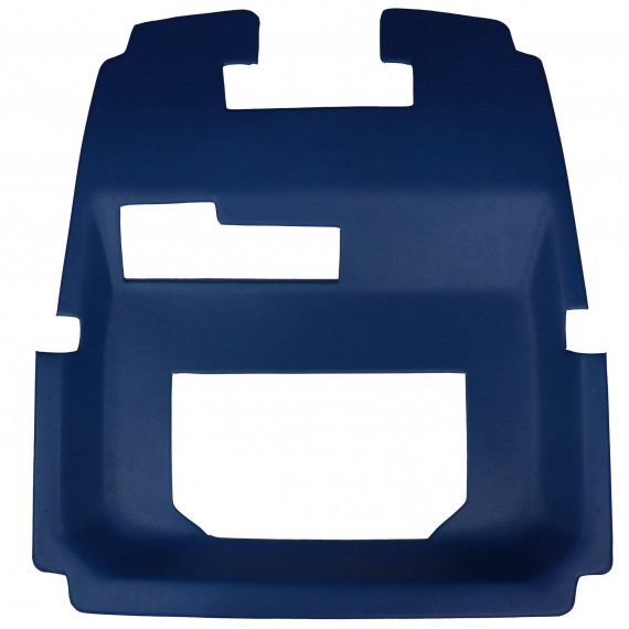 Ford Tractor Main Headliner, Blue Vinyl w/ Formed Plastic-Air Conditioner