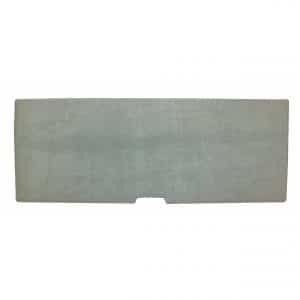 White Combine Front Headliner, Magnum Gray Preformed Cloth-Air Conditioner