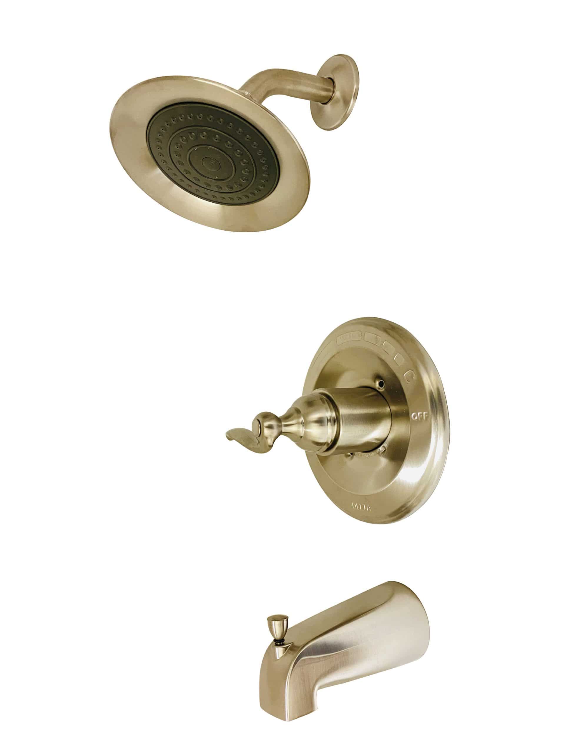 delta-bt14496-ss-windemere-1-handle-tub-and-shower-faucet-trim-kit-in-stainless-valve-not-included