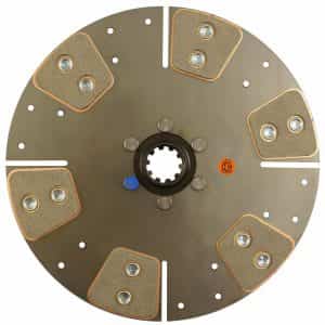 John Deere Crawler/Dozer 11″ Transmission Disc, 6 Pad, w/ 1-1/4″ 10 Spline Hub – New – R21066 HD6c