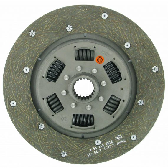 John Deere Forklift 10″ Transmission Disc, Woven, w/ 1-5/16″ 20 Spline Hub – New – R24059 NEW