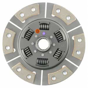 John Deere Loader Backhoe 12″ Transmission Disc, 6 Pad, w/ 1-1/16″ 16 Spline Hub – New – R42125 HD6