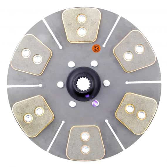 John Deere Loader Backhoe 10″ Transmission Disc, 6 Pad, w/ 1-5/16″ 20 Spline Hub – New – R24059 HD6