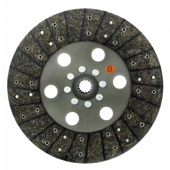 John Deere Loader Backhoe 11″ Transmission Disc, Woven, w/ 1″ 15 Spline Hub – New – R63965