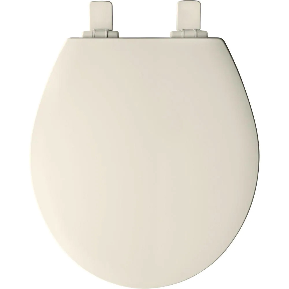 Bemis Atwood 1004925681 346 Round Closed Front Toilet Seat in Biscuit