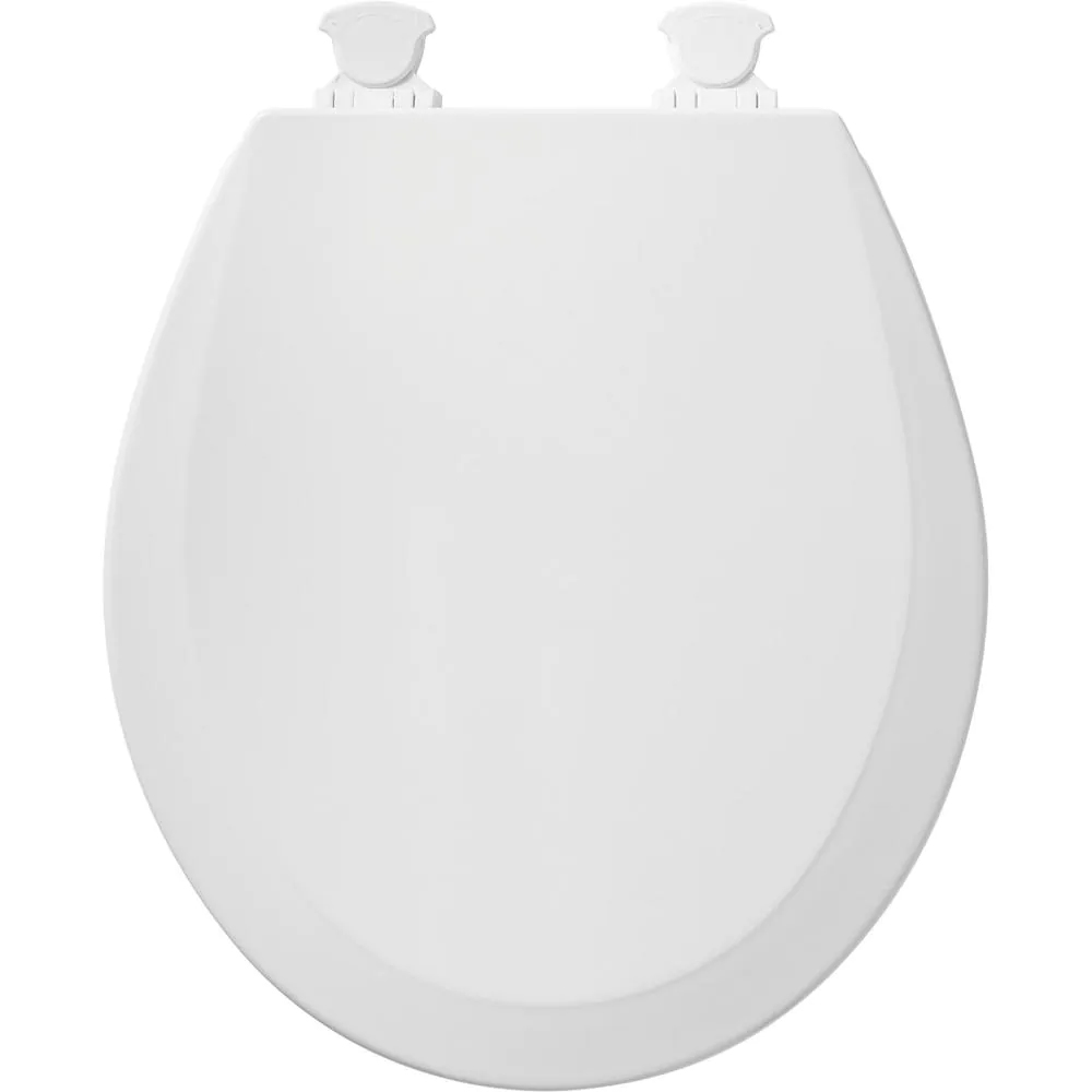 Bemis 500EC 000 LiftOff Round Closed Front Toilet Seat in White
