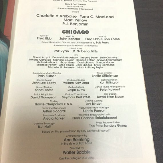 chicago-playbill-broadway-musical-souvenir-theatre-cup-charlotte-damboise