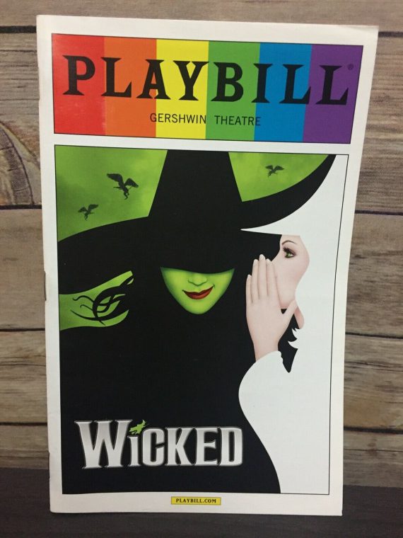 wicked-broadway-musical-playbill-rainbow-pride-2015-and-souvenir-cup