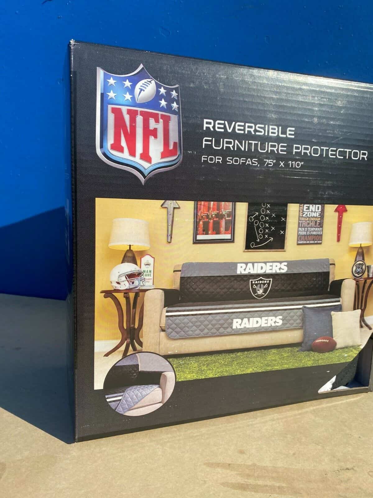 nfl-las-vegas-raiders-logo-mancave-absorbent-reversible-quilted-sofa-couch-cover