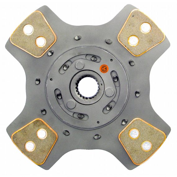 case-backhoe-11-transmission-disc-4-pad-w-1-3-8-21-spline-hub-new-a51840-new