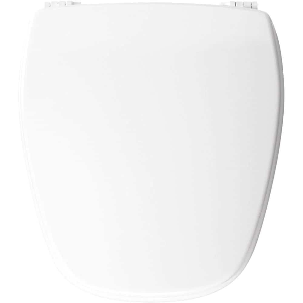 Church NW209E10 000 Round Closed Front Toilet Seat in White