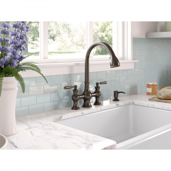 kohler-capilano-r21070-sd-2bz-2-handle-bridge-farmhouse-pull-down-kitchen-faucet-with-soap-dispenser-and-sweep-spray-in-oil-rubbed-bronze