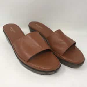 Amalfi By Rangoni Women Sandals Gold Leather Marilu Shoes Size 11 N
