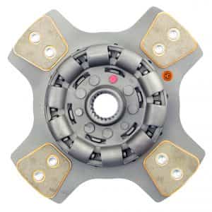 Case Backhoe 11″ Transmission Disc, 4 Pad, w/ 1-3/8″ 21 Spline Hub – New – A51840 NEW