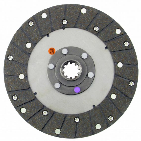 Case Combine 9″ Transmission Disc, Woven, w/ 1-1/8″ 10 Spline Hub – New – D1131472