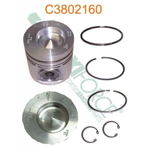 Case IH Combine Piston & Ring Kit, Standard – HCC3802160