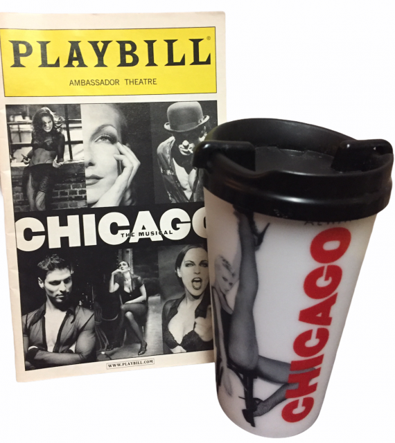 Chicago Playbill Broadway Musical Souvenir Theatre Cup Charlotte D’Amboise