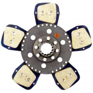 Ford Tractor 11″ Transmission Disc, 5 Pad, w/ 1-9/16″ 14 Spline Hub – New – D2094404