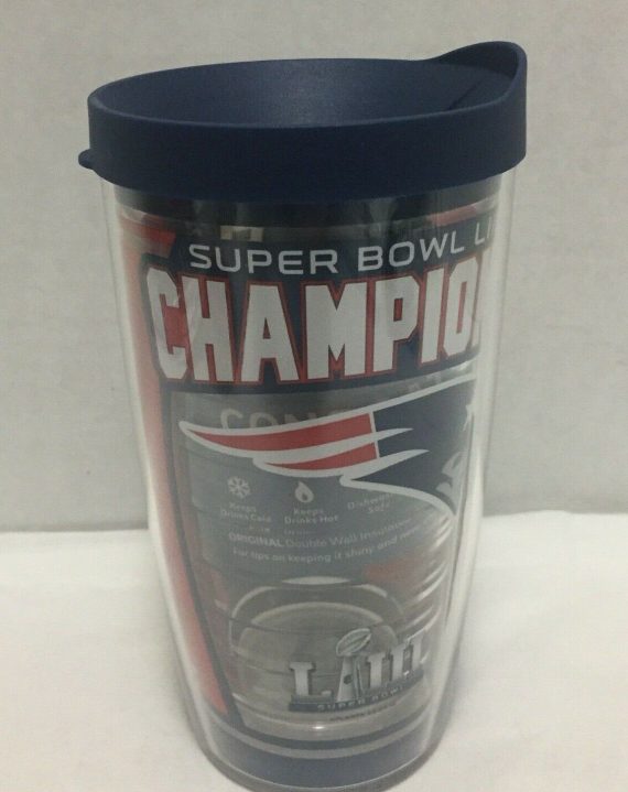 New England Patriots Super Bowl Champions Sports Tumbler Tervis 16 Oz