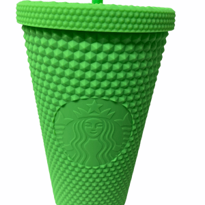 Starbucks Neon Green Bling Tumbler Soft Touch 16 Ounces Fall 2021 Brand New