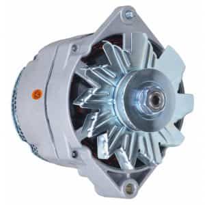 White Combine Alternator – New, 12V, 105A, 15SI, Aftermarket Delco Remy – 79009642N