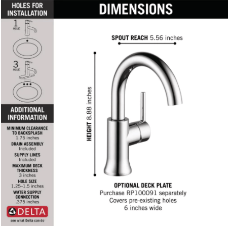 delta-559ha-dst-trinsic-single-hole-single-handle-bathroom-faucet-with-metal-drain-assembly-in-chrome