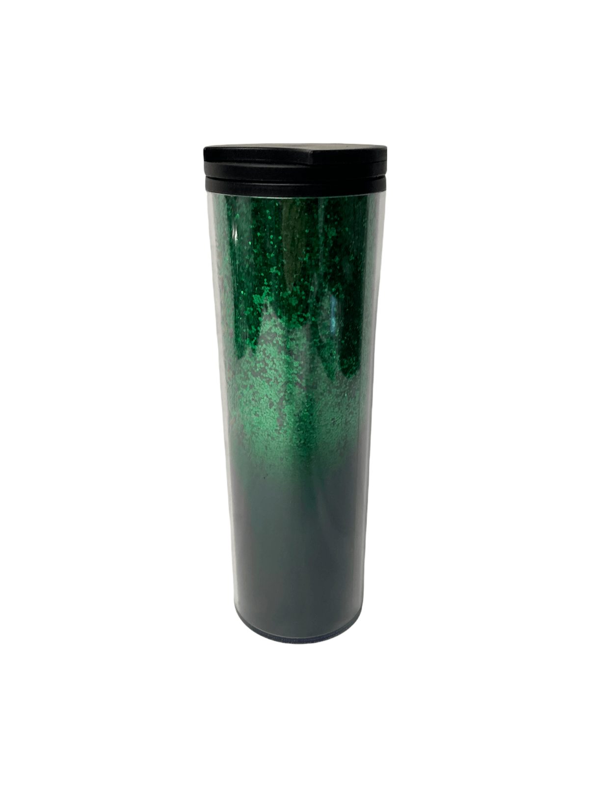 Starbucks 2019 Holiday Hot & Cold Cup 16 oz Green Sparkle Glitter Tumbler NEW 