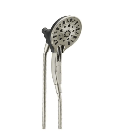 Delta In2ition 75505 Two-in-One 5-Spray 6 in. Dual Wall Mount Fixed and Handheld Shower Head in Chrome