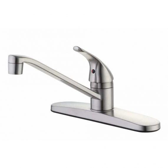 Glacier Bay 1005 655 271 Single-Handle Standard Kitchen Faucet in Stainless Steel