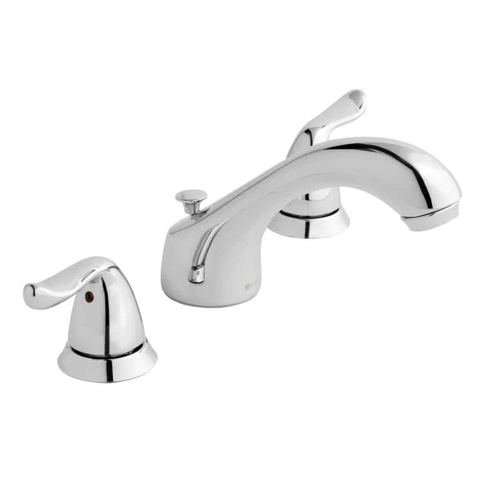 Glacier Bay Constructor 1002 210 042 8 in. Widespread 2-Handle Low-Arc Bathroom Faucet in Chrome