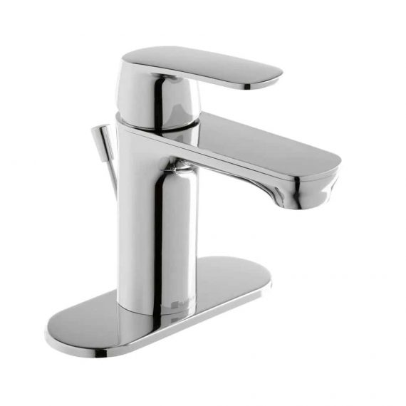 Glacier Bay Foxton 1005 806 823 Single Hole Single-Handle Bathroom Faucet in Chrome