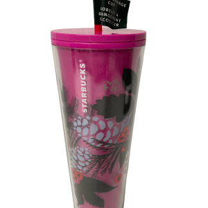 Retro Flower Cold Cup Tumbler Flower Starbucks Cold Cup 