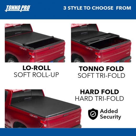 tonno-pro-tonno-fold-soft-folding-truck-bed-tonneau-cover-42-400-fits-2017-2021-nissan-titan-includes-track-sys-clamp-kit-5-7-bed-67-1-black