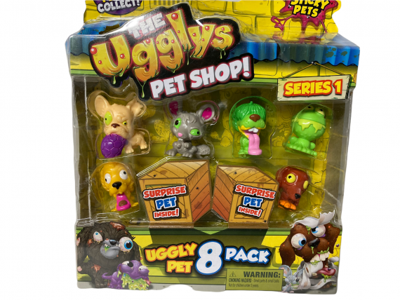the-ugglys-pet-shop-uggly-8-pack-series-1-new-old-stock-set-a