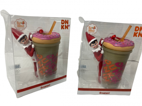 2-dunkin-elf-on-the-shelf-ornaments-boy-and-girl-iced-coffee-and-strawberry-donut-copy