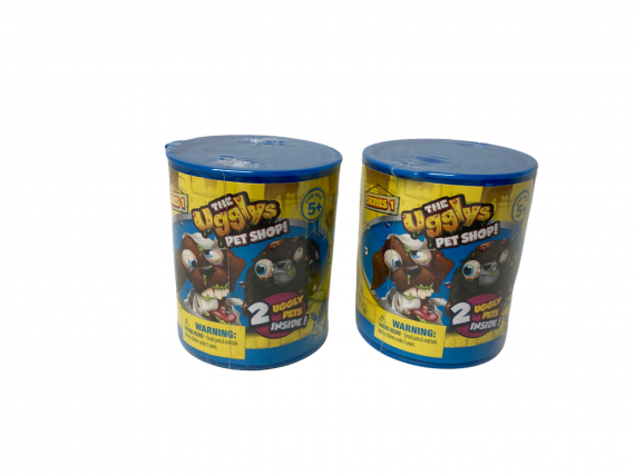 The Ugglys Pet Shop Series 1 Blind Can Two Cans 2 Uggly Pets Inside Each