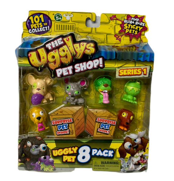 The Ugglys Pet Shop Uggly 8 Pack Series 1 New Old Stock (set A)