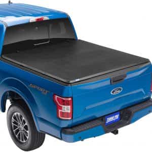 Tonno Pro Hard Fold, Hard Folding Truck Bed Tonneau Cover | HF-354 | Fits 1993 – 2011 Ford Ranger 6′ Bed (72″) , Black