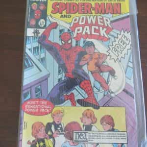 1984 SPIDER MAN AND POWER PACK,MARVEL COMIC BOOK