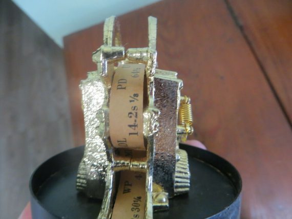stock-ticker-with-the-paper-in-it-desk-paperweight-collectible-vintage-display