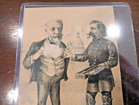 r-c-brown-co-capaduras-5-cent-cigars-general-loganblaine-political-trade-card