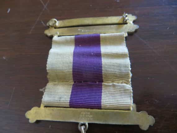 press-steward-hon-assistant-secretaryharrocate-branch-medal-award-ribbon