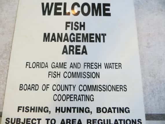 welcome-fish-management-areafishing-hunting-boatingflorida-game-fish-dept-sign
